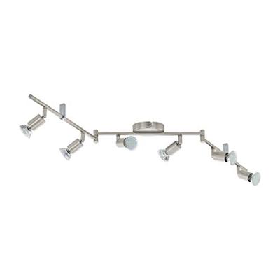 Eglo Led plafondspotBuzz rvs 6-lichts - 92599
