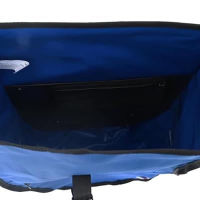 VidaXL Fietstas blauw 32,5 x 17 x 57 cm polyester