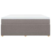 Boxspring met matras stof taupe 180x200 cm - thumbnail