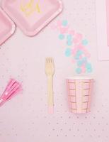 Houten Bestek Woodland Lichtroze (18st) - thumbnail