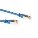 ACT IB7610 F/UTP CAT5E Patchkabel Blauw - 10 meter - thumbnail