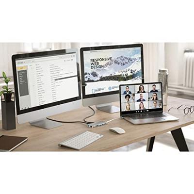 Hama USB-C dockingstation Geschikt voor merk (dockingstation): Apple MacBook Incl. laadfunctie, USB-C Power Delivery