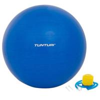 Tunturi Anti Burst Fitness bal met Pomp | Yoga bal 55 cm | 220 kg gebruikersgewicht | Incl Trainingsapp | Blauw - thumbnail
