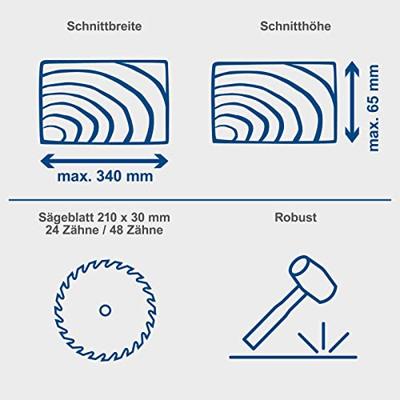 Scheppach HM216SPX | Afkort- en Verstekzaag | 216mm 5901221901 - thumbnail