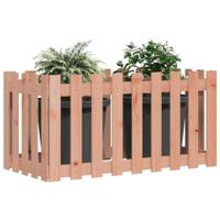 Plantenbak verhoogd hekontwerp 100x50x70 cm massief douglashout - thumbnail