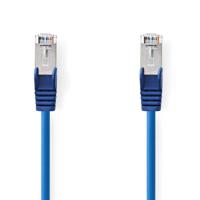 Nedis CCGL85121BU30 Cat5e Netwerkkabel Sf/utp Rj45 Male Rj45 Male 3.00 M Rond Pvc Blauw Label - thumbnail