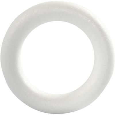 Creativ Company Ring, afm 17 cm, dikte 30 mm, wit, 1 stuk
