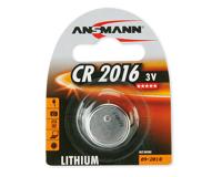 ANSMANN knopfzelle lithium coin cell cr 2016 3v - thumbnail