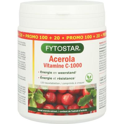 Fytostar Energie Vitamine C-1000 Acerola 120Tabletten Fytostar Energie Vitamine C-1000 Acerola 120Tabletten