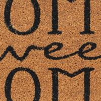 VidaXL Deurmat 45x75 cm getufte kokosvezel naturel - thumbnail