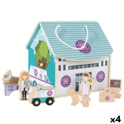 Playset Woomax Dierenarts 9 Onderdelen 4 Stuks 19 x 18 x 19 cm Playset Woomax Dierenarts 9 Onderdelen 4 Stuks 19 x 18 x 19 cm