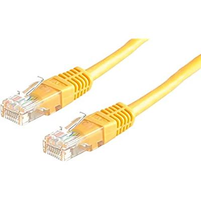 VALUE Patchkabel Cat.6 UTP (Class E), geel, 1 m