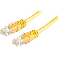 VALUE Patchkabel Cat.6 UTP (Class E), geel, 1 m - thumbnail