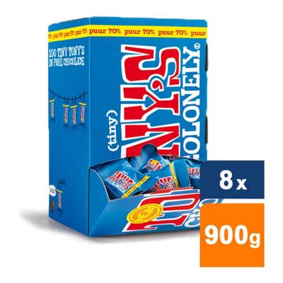 Tony's Chocolonely - Tiny Tony's puur - 8x 900g