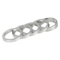 Messingschlager Stuurpenverlenger satori 1-1/8" - zilver - thumbnail