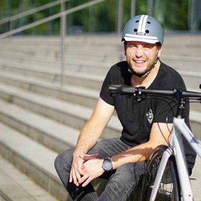 Melon helm met verlichting e-series highway m-l