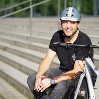 Melon helm met verlichting e-series highway m-l - thumbnail