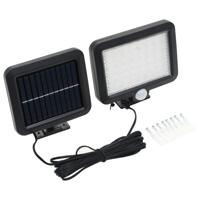 vidaXL Solarlamp met bewegingssensor LED-lichten wit - thumbnail