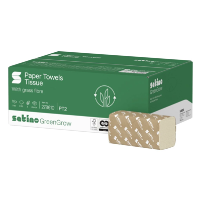 Handdoek satino pt2 greengrow 2laags 278610 Handdoek satino pt2 greengrow 2laags 278610