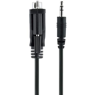 StarTech.com 1m DB9 naar 3.5mm Seriële Kabel voor Serial Device Configuratie, RS232 DB9 Male naar Jack Kabel voor Calibratie van Projectors, Digital Signage, TVs via Audio Jack (9M351M-RS232-CABLE)