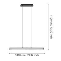 Eglo Led hanglampCardito 1 100cm - zwart - 900895 - thumbnail