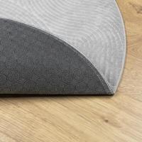 VidaXL Vloerkleed iza laagpolig scandinavisch ø 80 cm grijs - thumbnail