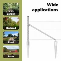 VidaXL Afrasteringspaal zilver 25 x 0,5 m (13 mm gaas) staal - thumbnail