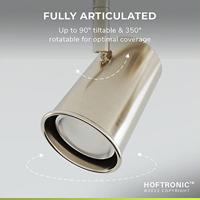 Riga LED plafondlamp - 2 spots - GU10 - Draaibaar en Kantelbaar - 8 Watt 690 Lumen - 4000K neutraal wit - Dimbaar - Plafondspot - Voor binnen - RVS - thumbnail