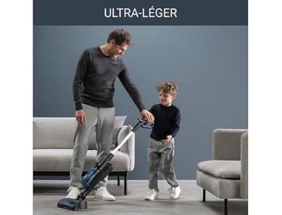 Rowenta X Combo 2in1 GZ3038 Verticale stofzuiger Batterij/Accu Droog en nat Zakloos 0,55 l Zwart, Blauw