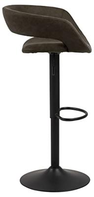 Bendt Barkruk 'Pia' (zithoogte 59-80cm), kleur Antraciet Bendt Barkruk 'Pia' (zithoogte 59-80cm), kleur Antraciet