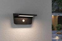Paulmann 94505 Cyrus Wandlamp op zonne-energie Energielabel: A (A - G) 5.00 W Warmwit Antraciet - thumbnail