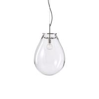 Bomma Tim Medium Hanglamp - Transparant - Zilver - thumbnail