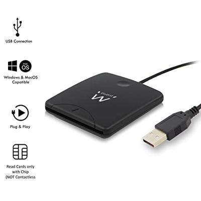 ID/SIP-kaartlezer Ewent FLTLCH0025 EW1052 USB 2.0 - thumbnail