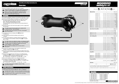 Ergotec stem pike 2 level 6 90mm b