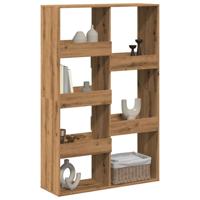 Kamerscherm 100x33x155,5 cm bewerkt hout artisanaal eikenkleur - thumbnail