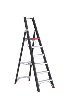 Altrex enkel oploopbare trap - Taurus - TGB 6 - max. werkhoogte 3,40 m - 1 x 6 treden