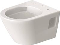 Duravit D-Neo wandtoilet met zitting 37x48x40cm Wit Hoogglans 45870900a1 - thumbnail
