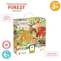 Banana Panda - wild jumbo puzzel bosdieren - 40st. - thumbnail