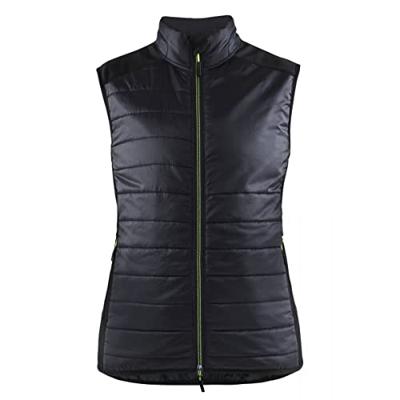 Blåkläder Dames bodywarmer gevoerd 38642030 | Zwart/High-Vis Geel | Maat XXL - 7330509818565