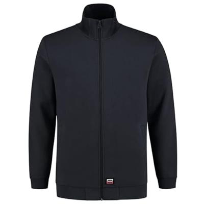 Tricorp 301017 casual sweatjack, wasbaar op 60 °C, 70% katoen/30% polyester, 280 g/m², marineblauw, maat XXL