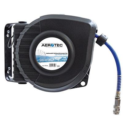 Aerotec Aero 8M Automatik Pneumatische luchthaspel 8 m 10 bar Muurbevestiging