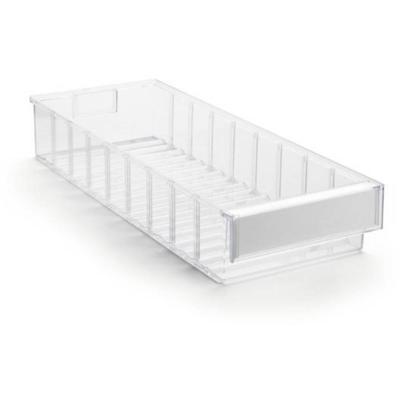 Treston 527504 Kleine onderdelen bak (b x h x d) 186 x 82 x 500 mm Transparant 15 stuk(s) Treston 527504 Kleine onderdelen bak (b x h x d) 186 x 82 x 500 mm Transparant 15 stuk(s)