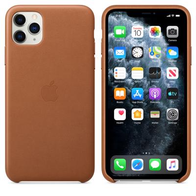 Apple leather case iPhone 11 Pro Max Saddle Brown
