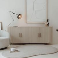 Tower Living Dressoir 'Corbetta' Minerale cement finish, 210cm - thumbnail