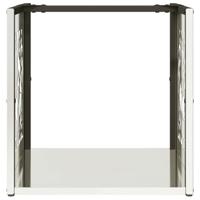 Brandhoutrek 40x40x40 cm roestvrij staal - thumbnail