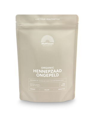 Mattisson Hennepzaad ongepeld bio 400 Gram