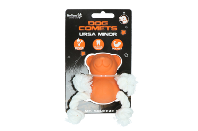 Dog Comets Hondenspeelgoedballen voor honden, vlieger, ursa, klein, oranje