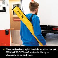 Stabila PRO SET 80 AS Waterpas set | 120 cm | 60 cm | 30 cm - 19714 - thumbnail