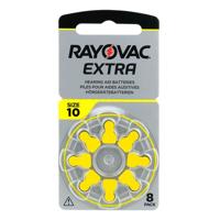 Rayovac Extra type 10 geel (8 batterijen) - thumbnail