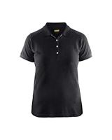 Blåkläder Dames poloshirt piqué 33901050 | Zwart | Maat 3XL - 7330509479483 - thumbnail